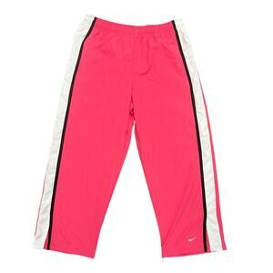 Y2K Nike Pink Cropped Track Pants